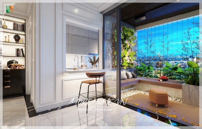 Thiết kế sân vườn chung cư