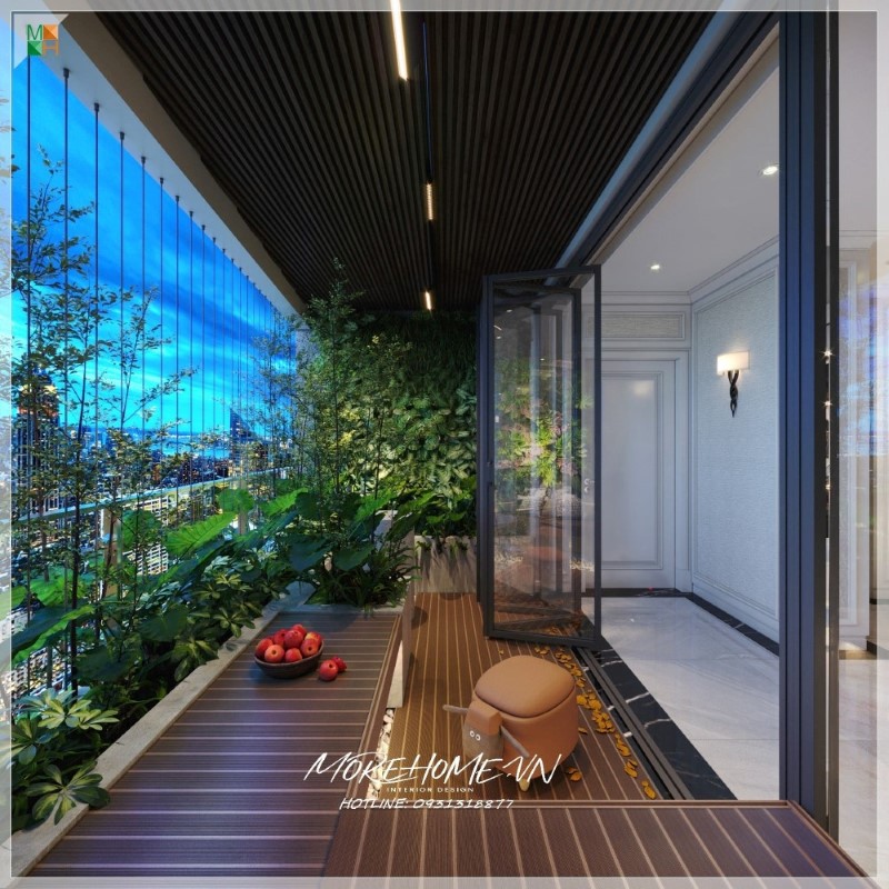 Thiết kế sân vườn chung cư