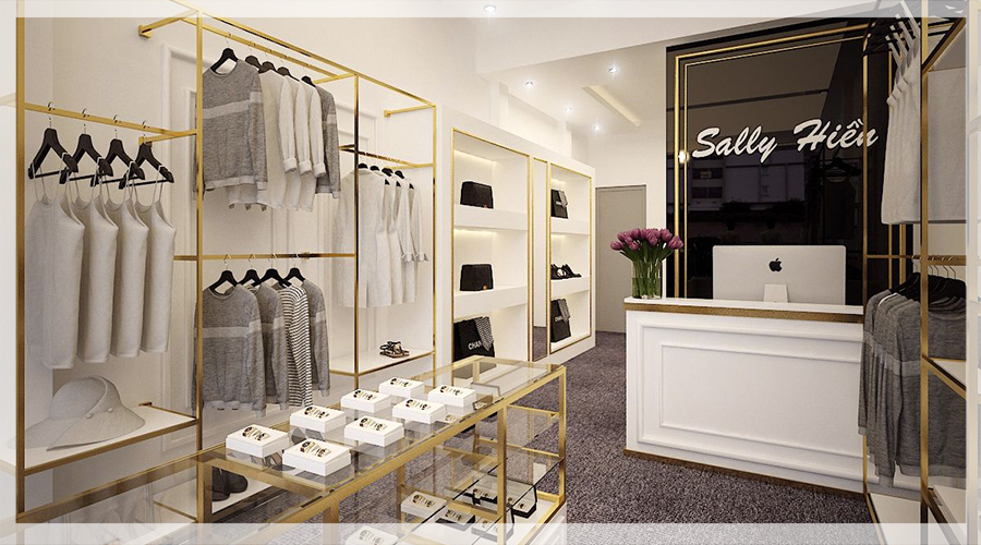 Thiết kế nội thất shop quần áo