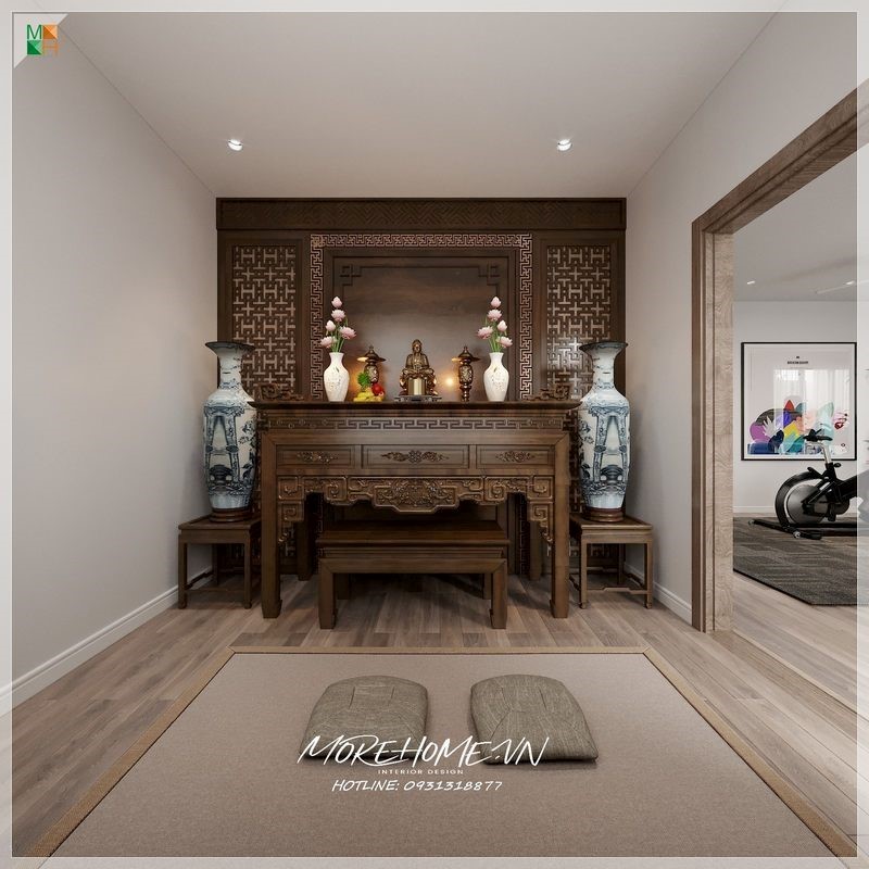 Thiết kế phòng thờ chung cư