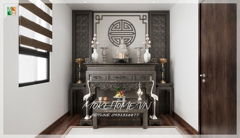 Thiết kế phòng thờ chung cư