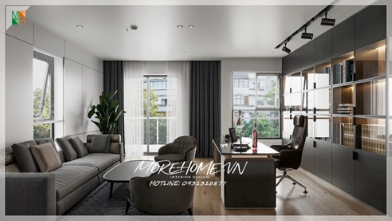 Thiết kế văn phòng chủ tích