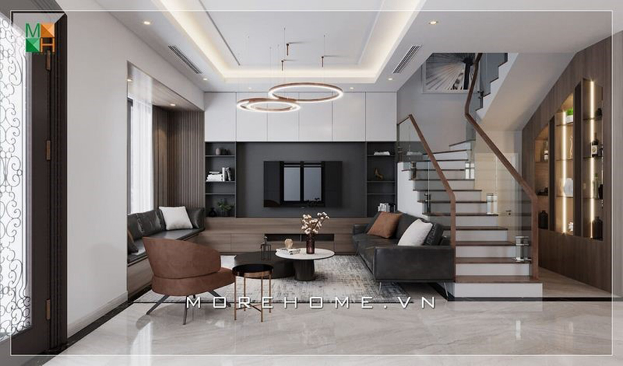 Thiết kế nội thất nhà 1 trệt 1 lầu