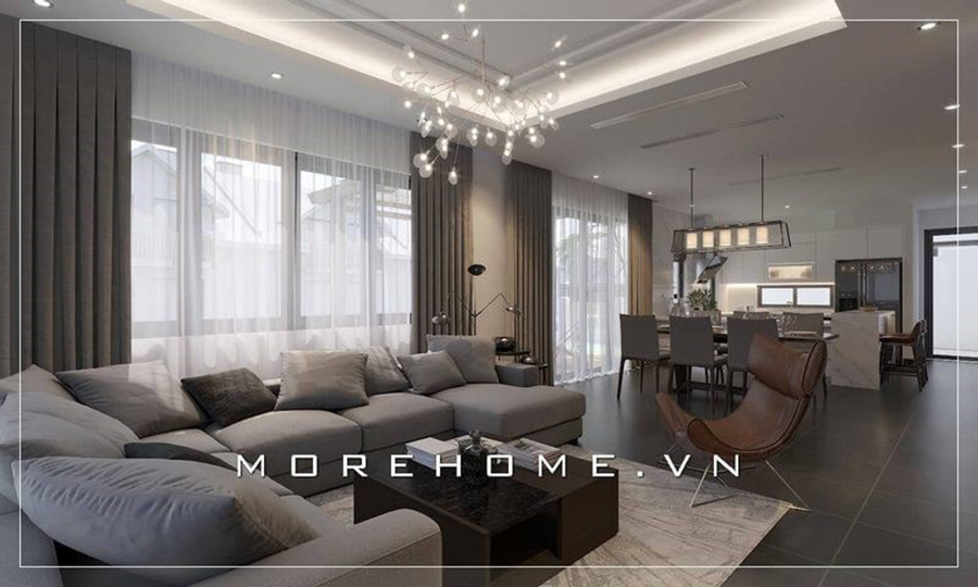 Thiết kế nội thất nhà 1 trệt 1 lầu