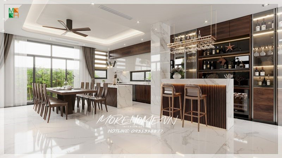Thiết kế nội thất nhà 1 trệt 1 lầu