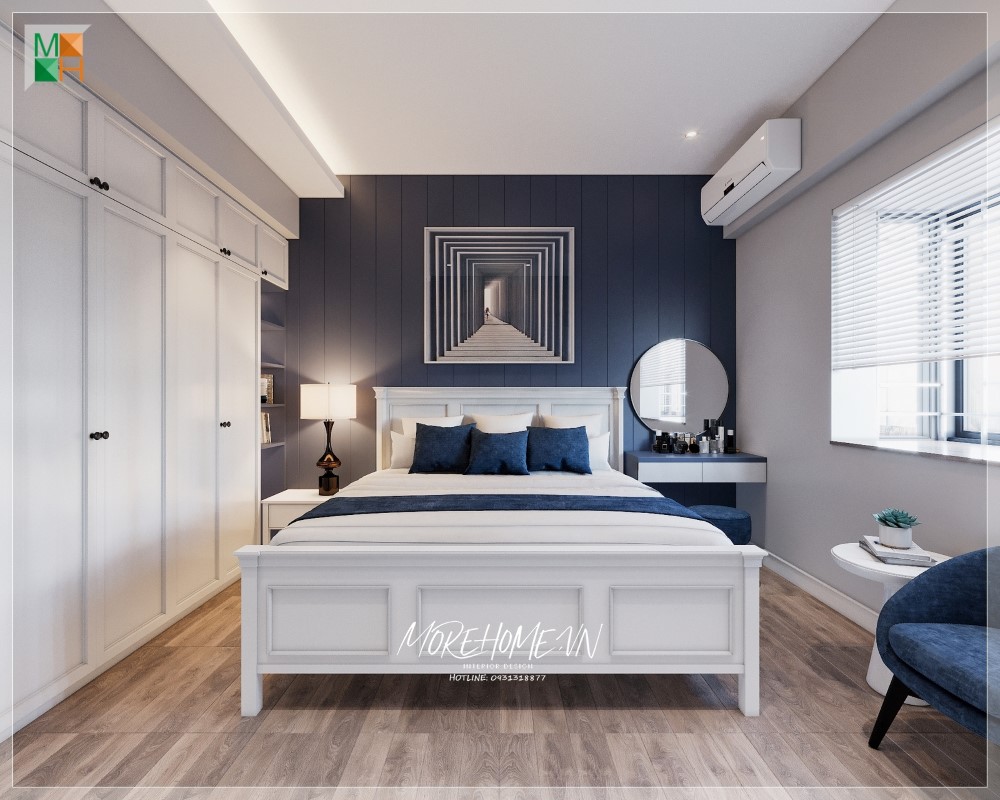 Thiết kế chung cư 2 phòng ngủ