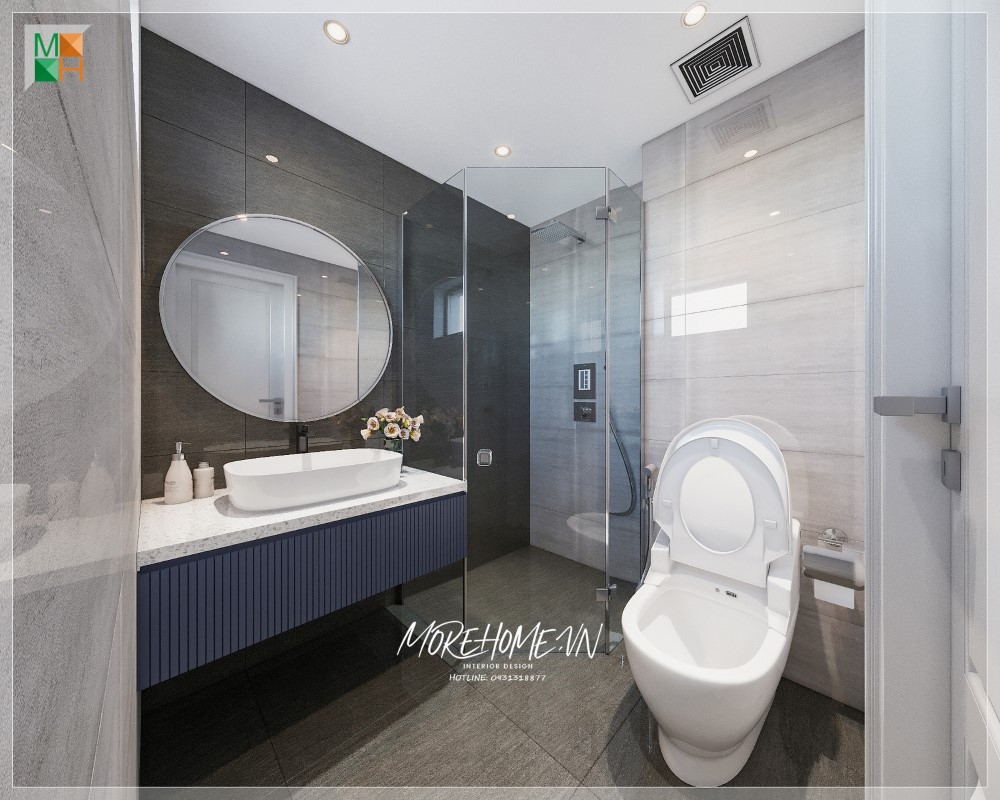 Thiết kế chung cư 2 phòng ngủ