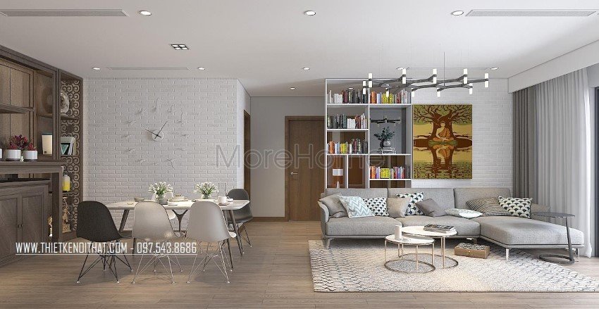 Thiết kế căn hộ 1 + 1