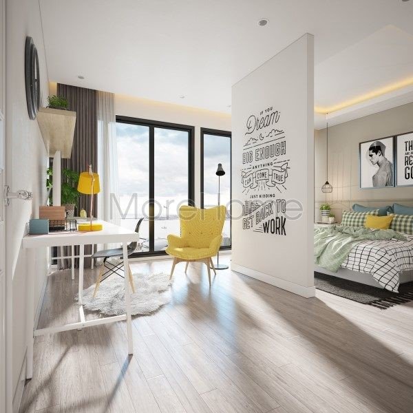 Thiết kế căn hộ 1 + 1