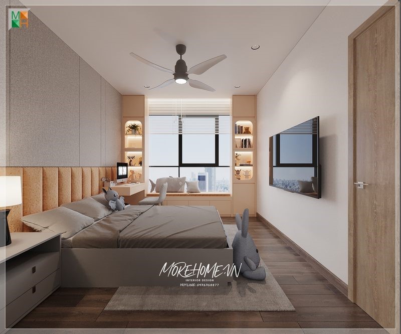 Thiết kế căn hộ cho thuê 5 tầng