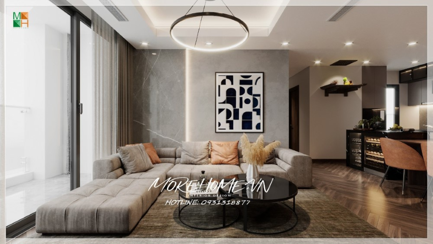 Thiết kế căn hộ cho thuê 5 tầng