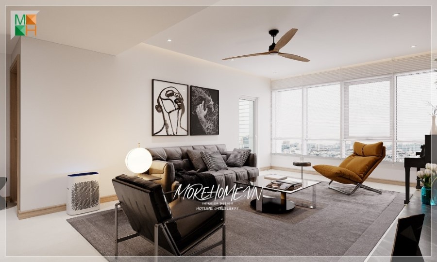 thiết kế nội thất chung cư 90m2