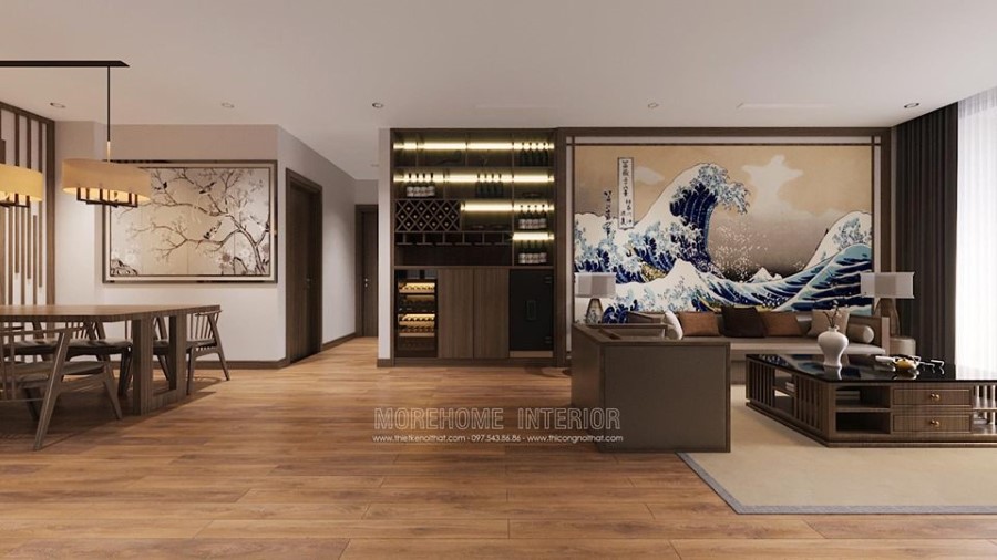 thiết kế nội thất chung cư 90m2