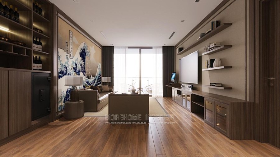 thiết kế nội thất chung cư 90m2