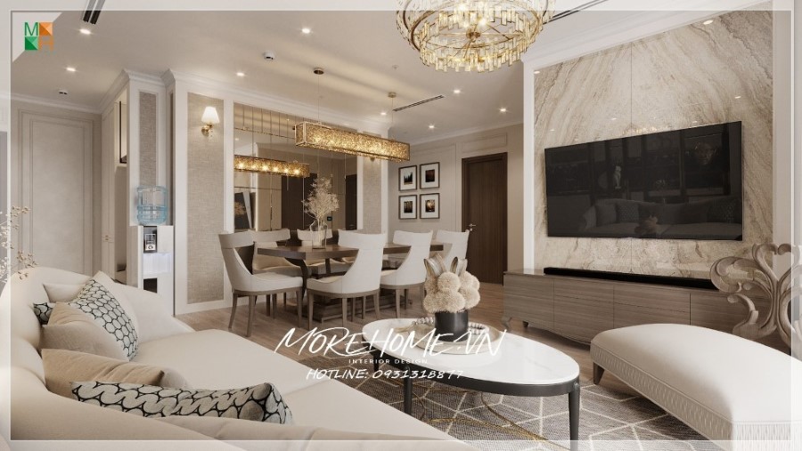thiết kế nội thất chung cư 90m2