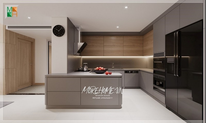 Thiết kế bếp chung cư nhỏ