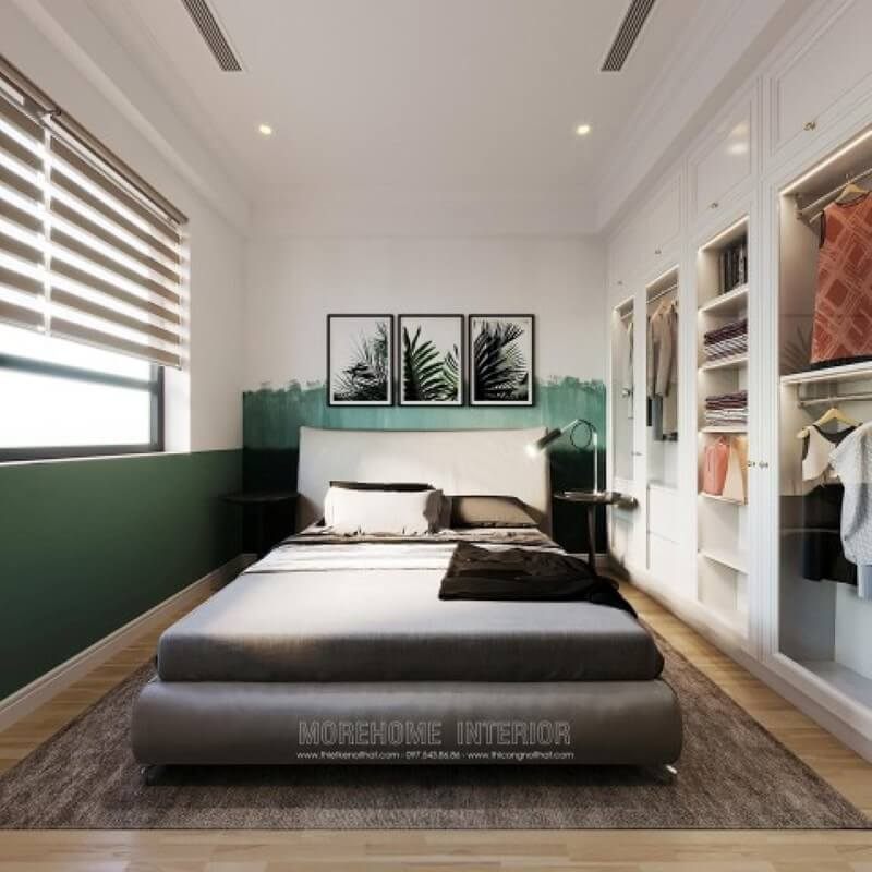 Thiết kế nội thất phòng ngủ chung cư đẹp và ấn tượng