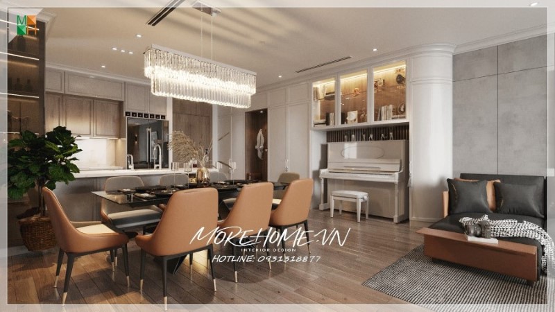 Thiết kế và thi công nội thất Phú Mỹ Hưng MidTown The Peak