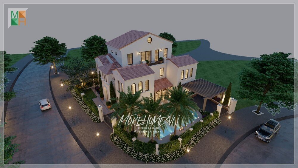 Thiết kế biệt thự 600m2