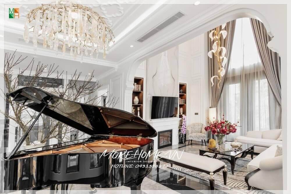 Thiết kế biệt thự vườn 2 tầng kiểu Pháp