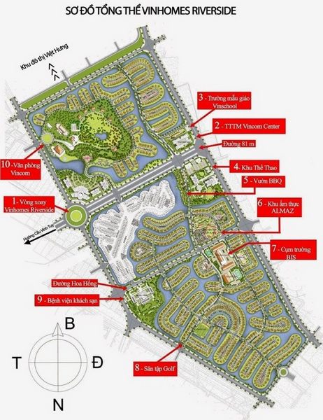 Sơ đồ mặt bằng biệt thự Vinhomes Riverside chi tiết nhất Sơ đồ mặt bằng biệt thự Vinhomes Riverside chi tiết nhất
