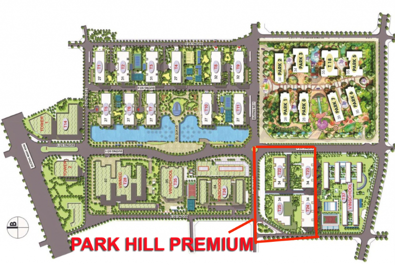 Nhà mẫu Park hill Premium - Times city Park Hill