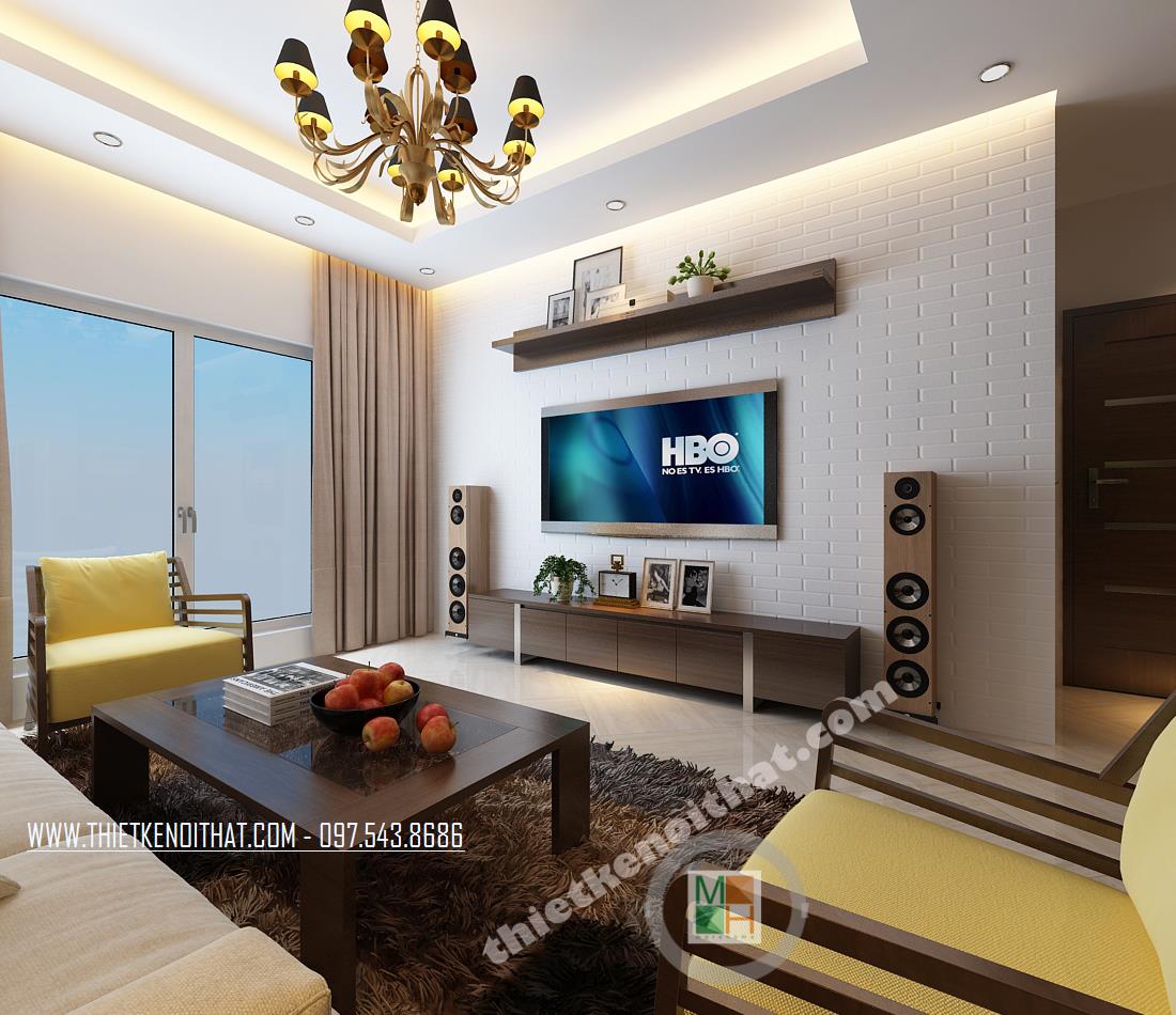 Tổng hợp mẫu thiết kế nội thất phòng chung cư tân cổ điển, hiện đại