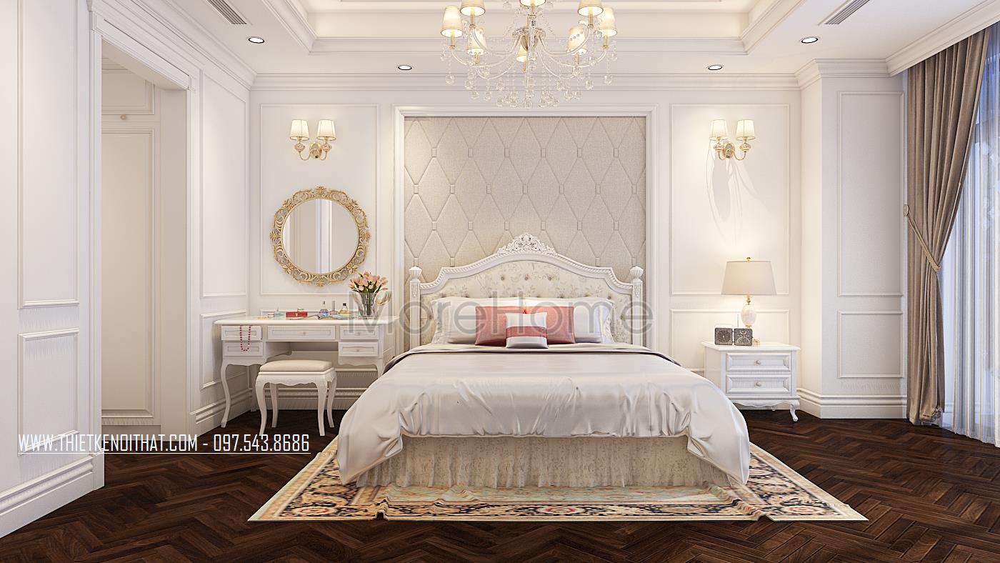 Tổng hợp mẫu thiết kế nội thất phòng chung cư tân cổ điển, hiện đại
