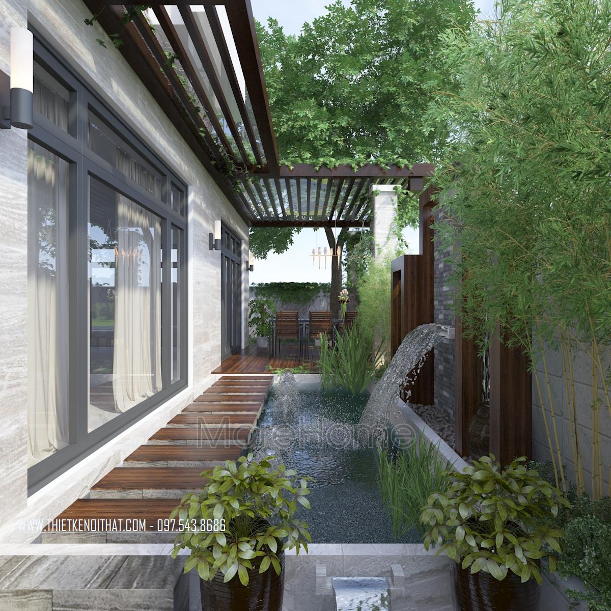 Thiết kế biệt thự 60m2 hiện đại tiện nghi, sang trọng