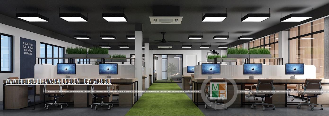 Tràn đầy hứng khởi làm việc với 3 mẫu thiết kế nội thất văn phòng xanh Tràn đầy hứng khởi làm việc với 3 mẫu thiết kế nội thất văn phòng xanh