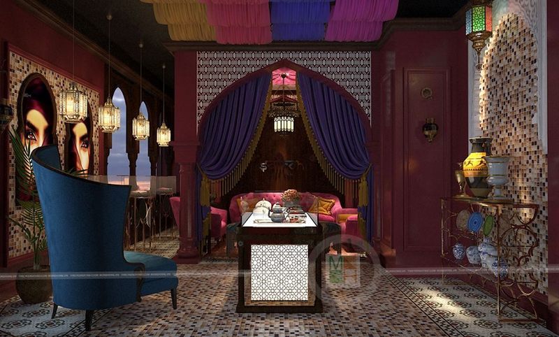Thiết kế nội thất phong cách Moroccan và những điều bạn chưa biết