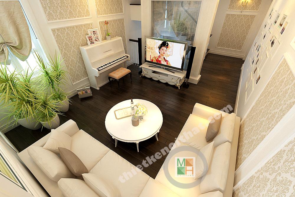 Nội thất phòng khách tân cổ điển – không gian sống kén gia chủ Nội thất phòng khách tân cổ điển – không gian sống kén gia chủ