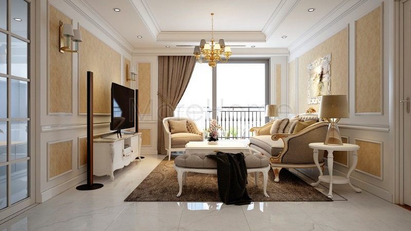 Nội thất phòng khách tân cổ điển – không gian sống kén gia chủ Nội thất phòng khách tân cổ điển – không gian sống kén gia chủ