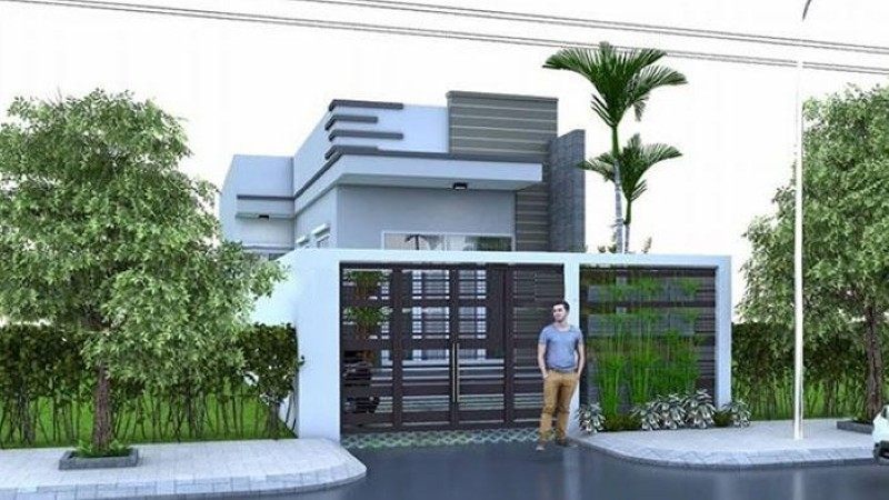 Thiết kế mặt tiền nhà phố đẹp Thiết kế mặt tiền nhà phố đẹp