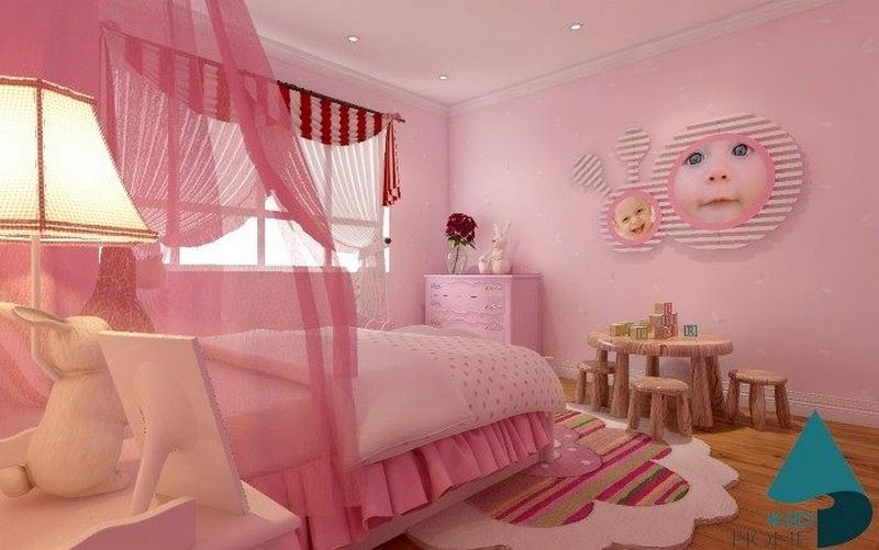 Ngỡ lạc chốn thần tiên với mẫu phòng ngủ màu hồng dành cho bé gái Ngỡ lạc chốn thần tiên với mẫu phòng ngủ màu hồng dành cho bé gái