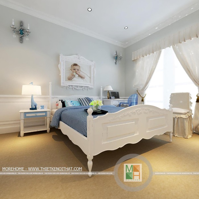 Giường gỗ sồi – Sự lựa chọn tuyệt vời cho phòng ngủ gia đình bạn