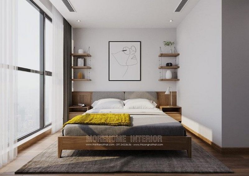 Thiết kế nội thất phòng ngủ gỗ An Cường đẹp