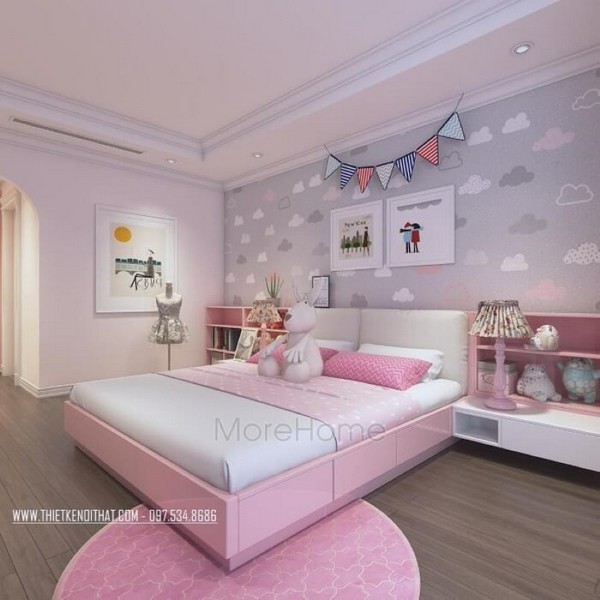 Giường ngủ gỗ công nghiệp MDF