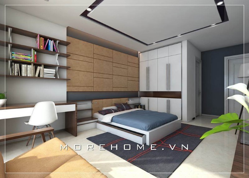 Giường ngủ gỗ công nghiệp MDF