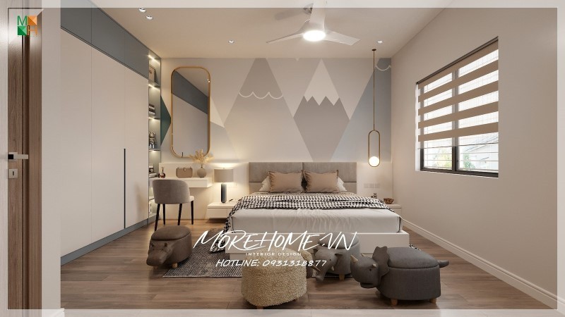 Giường ngủ gỗ công nghiệp MDF