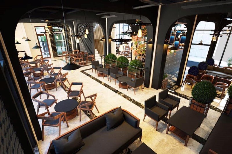 Thiết kế thi công nội thất quán cafe