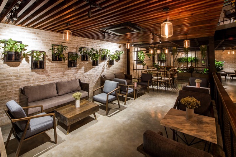 Thiết kế thi công nội thất quán cafe
