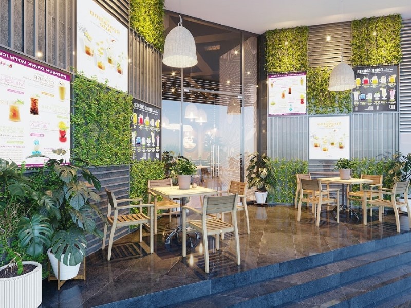 Thiết kế thi công nội thất quán cafe
