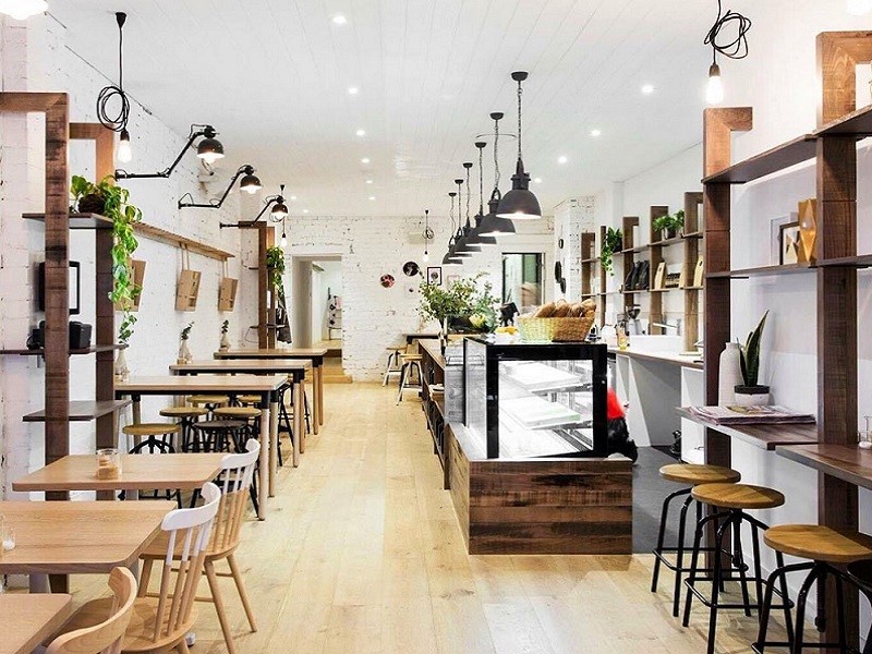 Thiết kế thi công nội thất quán cafe