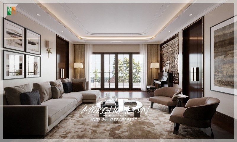 Thiết kế thi công nội thất căn hộ shophouse