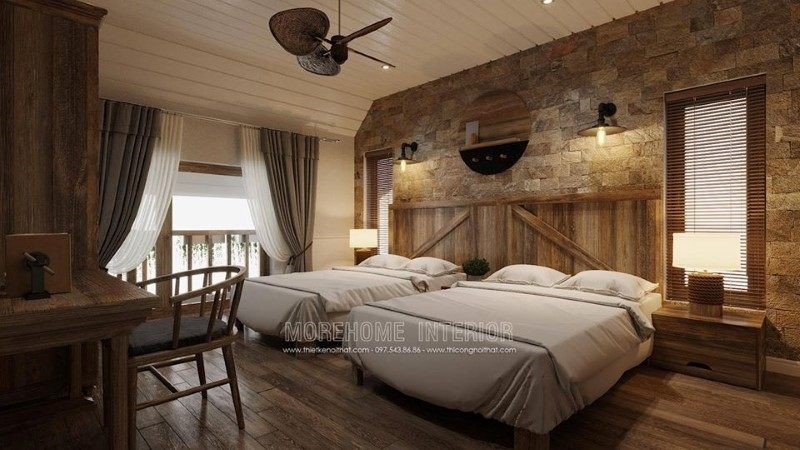 Thiết kế thi công nội thất homestay