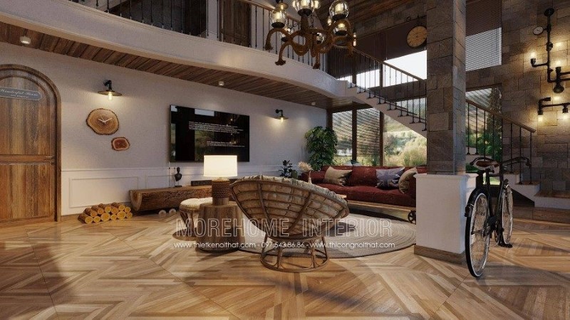 Thiết kế thi công nội thất homestay