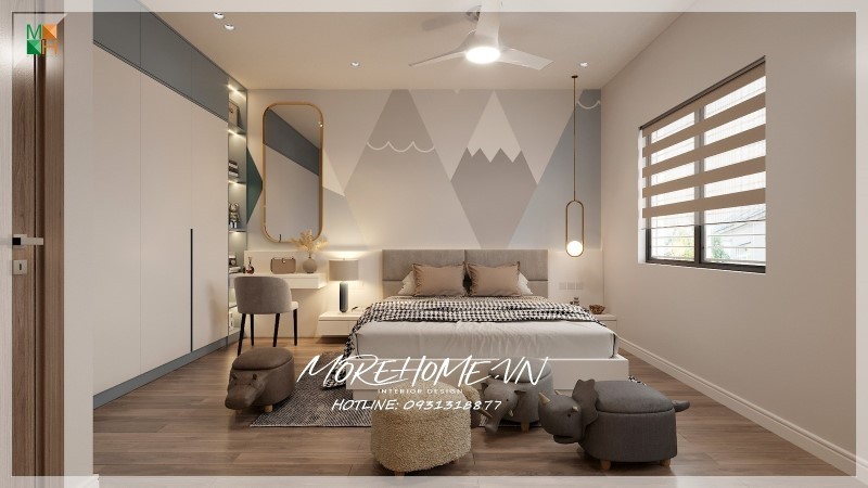 Giường ngủ gỗ công nghiệp cao cấp cho không gian thêm hoàn mỹ