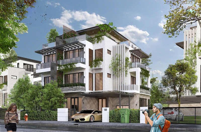 Thiết kế biệt thự song lập