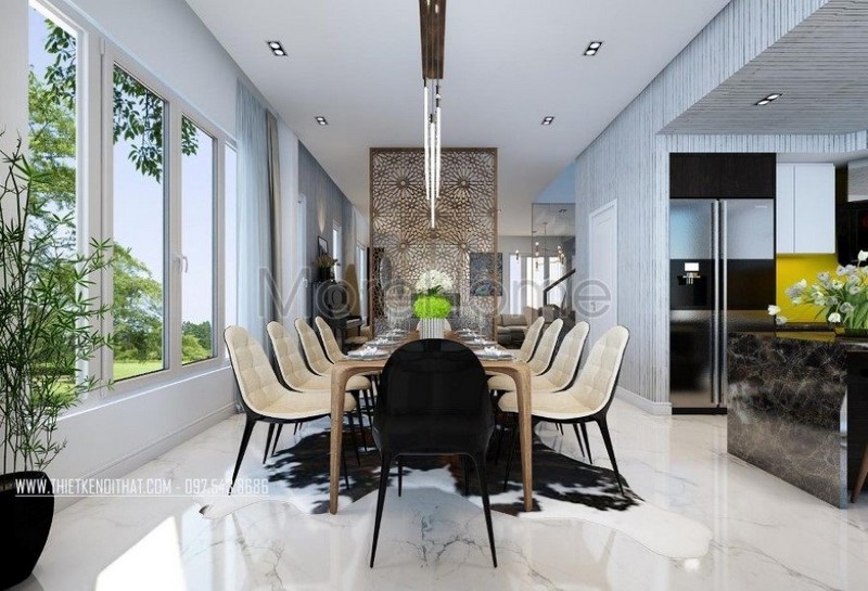 thiết kế biệt thự song lập